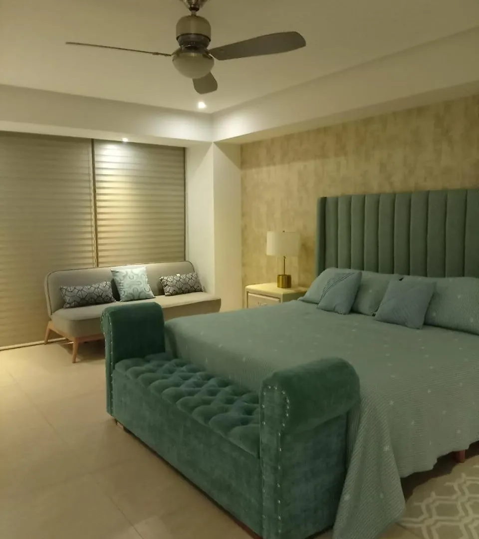 Depa En Playa Privada Mazatlan公寓 墨西哥